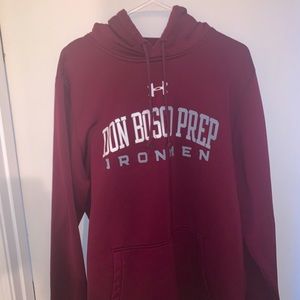 Oversized under armor college hoodie